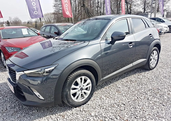 Mazda CX-3 cena 59900 przebieg: 65000, rok produkcji 2015 z Tczew małe 596